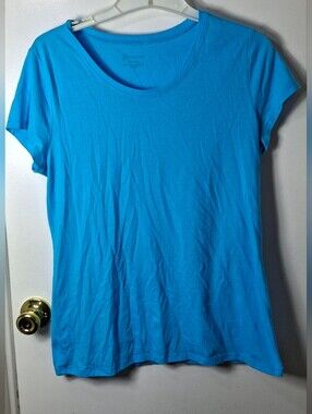 Womens Indie Sleaze Frutiger Aero Beach Core Blue Shirt Size XL.